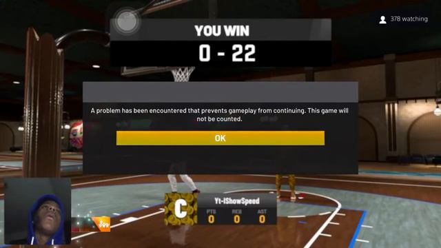 NBA 2K21 IShowSpeed gets error code off of 100 Game win streak (HE CRIES) смотреть онлайн