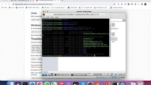 Installing Virtualbox Guest Additions on a VM смотреть онлайн