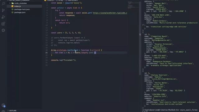 Using Async/Await With forEach In JavaScript | JavaScript Interview Questions and Answers смотреть онлайн