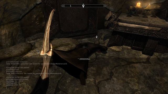 Skyrim - Kill Lu'ah Al-Skaven in Ansilvund - already dead glitch fix смотреть онлайн