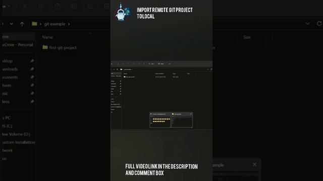 Import of remote repository git project to local #trending #programming #javaprogram смотреть онлайн