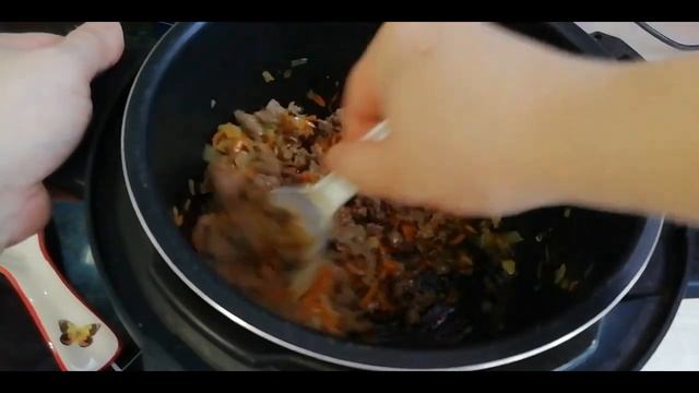 СЫТНОЕ БЛЮДО ГРЕЧКА С ФАРШЕМ В МУЛЬТИВАРКЕ смотреть онлайн