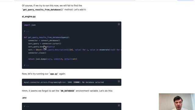 Python Chatbot on Website: Ask DB of Cars with GPT-4 смотреть онлайн