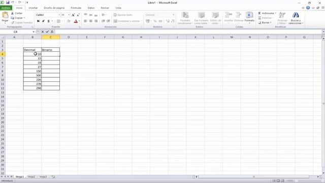 Pasar decimal a binario en Excel смотреть онлайн