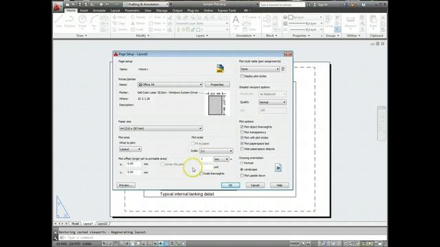 Set up page and plot scale смотреть онлайн