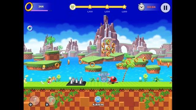 Sonic Runners Adventure - Gameplay Walkthrough Part #3 - (iOS, Android) смотреть онлайн