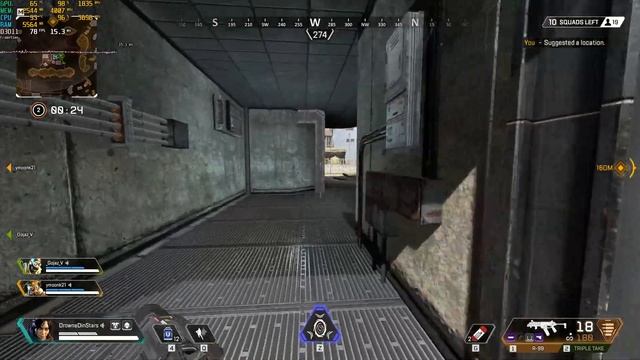 Apex Legends i3 6100 + GTX 1060 3 GB [Competitive Settings] смотреть онлайн