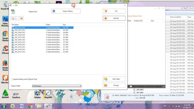 Fix CR2 To JPG With Format Factory