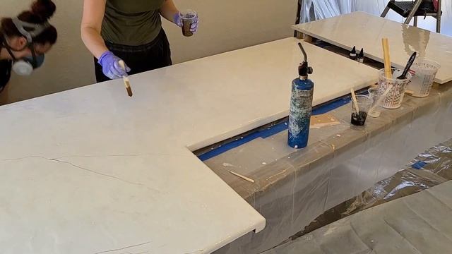 DIY Quartz Resin Countertops with Stone Coat Countertops смотреть онлайн