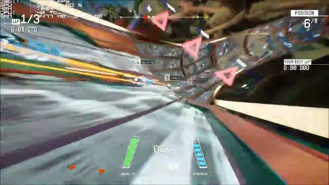 Redout on an AMD FX-4130 with a GTX 750 Ti. смотреть онлайн