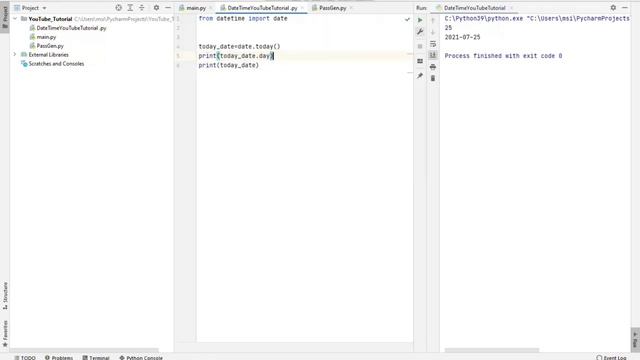 Usage Of datetime Module In Python смотреть онлайн