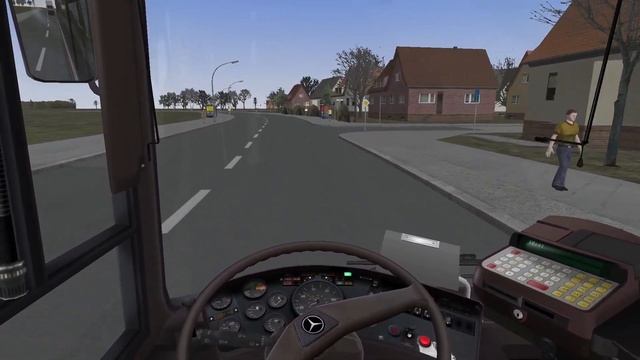 OMSI 2 - Eine Fahrt im Mercedes Benz O407 (mit Schaltgetriebe) смотреть онлайн