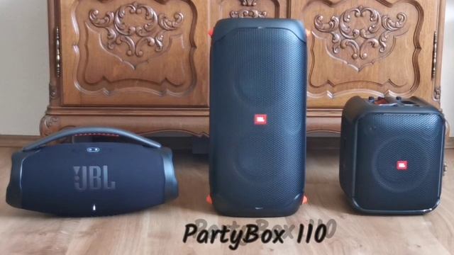 BoomBox 3, PartyBox 110, PartyBox Encore. смотреть онлайн