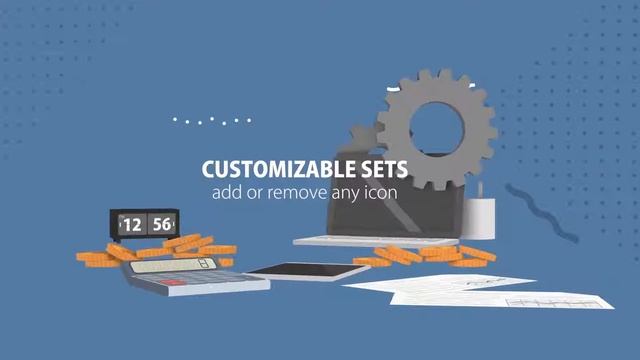 20+ Financial 3D Icons After Effects Template смотреть онлайн