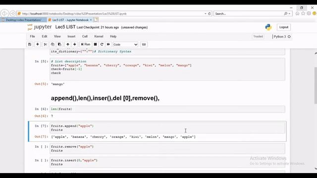 Python Course: python List with its all attributes смотреть онлайн