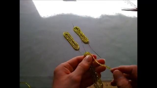 Жёлтая лилия из бисера.Часть 4 - Бутоны. смотреть онлайн