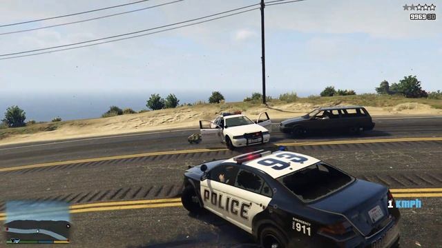 GTA5 || POLICE CHASING MICHAEL FERRARI CAR || #02 смотреть онлайн