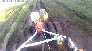 МОТОБЛОК брайт 135 GE на четырех колесах просто монстр бездорожья