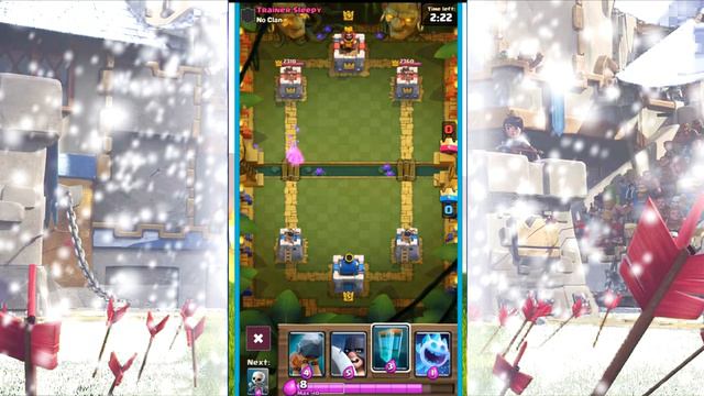 ИГРАЕМ НОВЫМИ КАРТАМИ НА АРЕНЕ ДЖУНГЛЕЙ | CLASH ROYALE смотреть онлайн