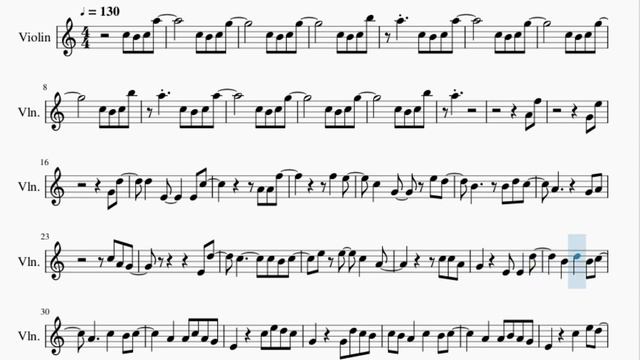 Violin Sheet Music: How To Play Numa Numa (Dragostea Din Tei) By O Zone