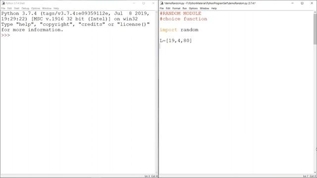Python Random Module смотреть онлайн