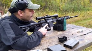 KURBATOV ARMS R-715 223rem. Краткий отзыв +300м гонг.