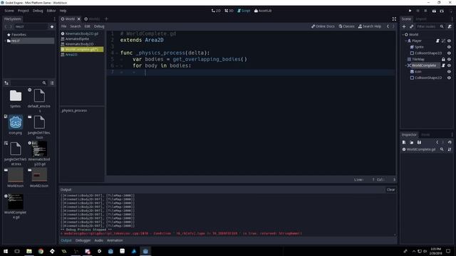 Godot Engine 3 - Platformer Game Tutorial P4 - Moving Between Levels смотреть онлайн