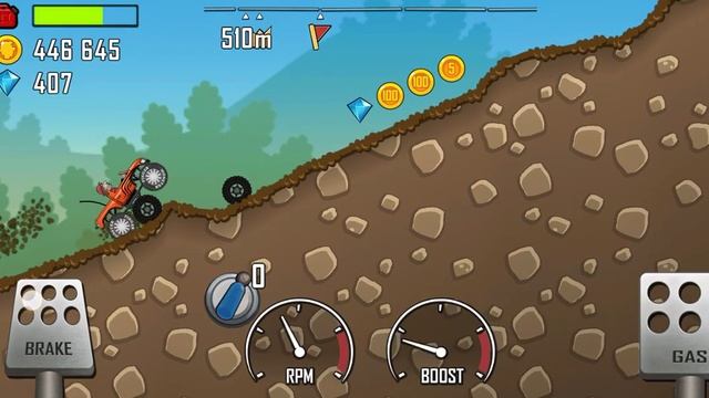 Hill Climb Racing - Gameplay Walkthrough Part 4- Jeep (iOS, Android) смотреть онлайн