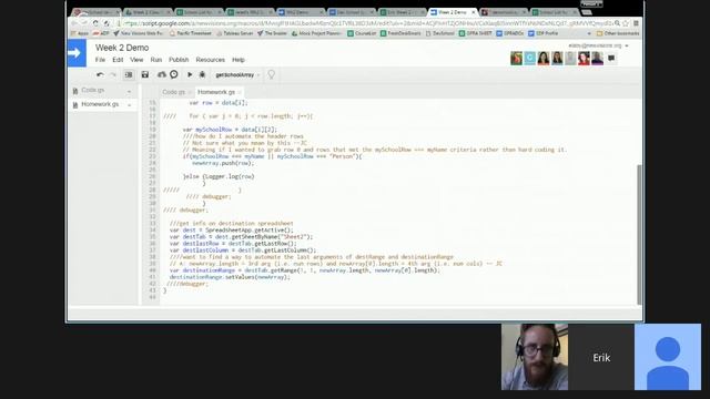 devSchool JavaScript Apps Script 101 Week 3 смотреть онлайн