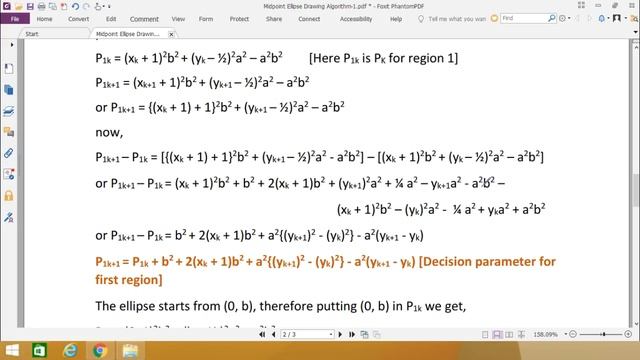 Midpoint Ellipse Drawing Algorithm смотреть онлайн