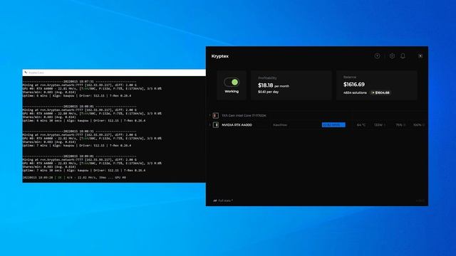 NVIDIA RTX A4000 for Mining in 2022 | Kryptex Tests смотреть онлайн
