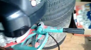 Гибрид.Самодельный лодочный мотор четырехтактный Ветерок+Лифан 6 коней