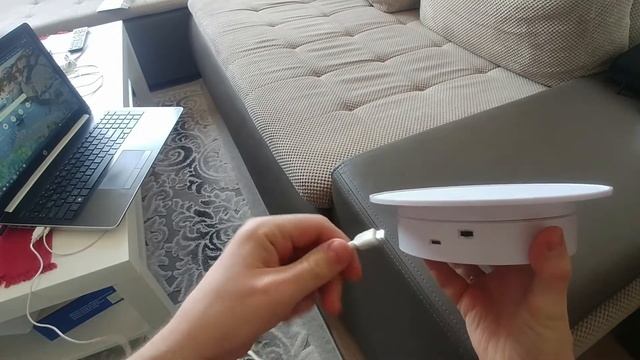 Электрический вращающийся стол для фотосъемки/Smooth rotating table from AliExpress (обзор и тест) смотреть онлайн