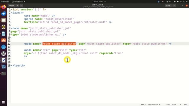 Create URDF File and Model of Four-Wheeled Mobile Robot in ROS - ROS Robotics Tutorial смотреть онлайн
