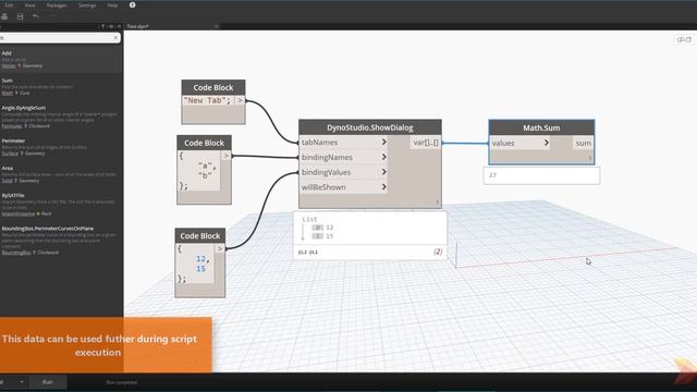 DynoStudio - 3.3 Bindings from node port data in dialogs смотреть онлайн