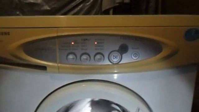 Работа стиральной машинки SAMSUNG S821 смотреть онлайн