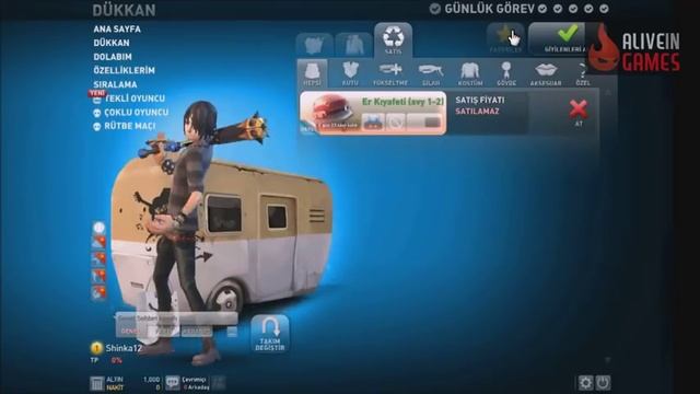 Zombi Rock İlk Bakış AliveinGames смотреть онлайн