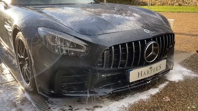 Mercedes AMG GTR Exterior Wash - [Ceramic Coating Maintenance] смотреть онлайн