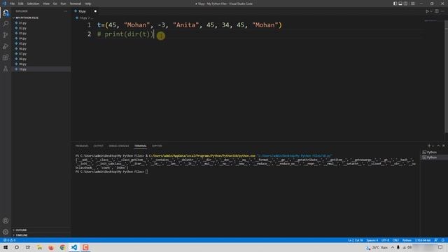 Python Tutorial For Absolute Beginners - 20 - Dir function смотреть онлайн