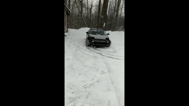 TOYOTA MR2 DOING DONUTS | WINTER FUN