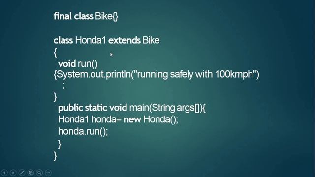final keyword in JAVA смотреть онлайн