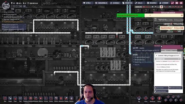 Folytassuk a "Lét gémet" 913 cycle. Hódítsuk meg az űrt. Oxygen Not Included |vod 09.09 |Kadam смотреть онлайн