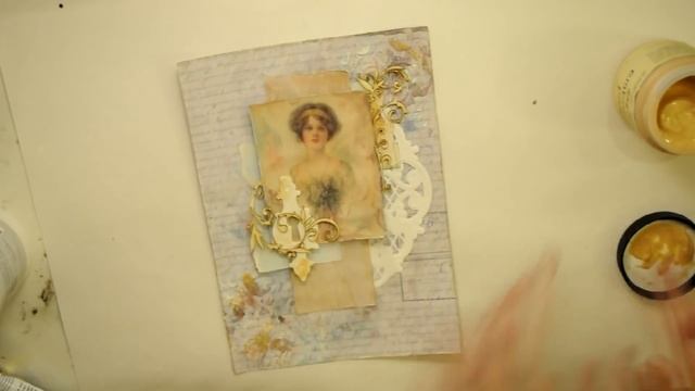 видео мастер-класс Создание коллажа в технике Микс-Медиа смотреть онлайн
