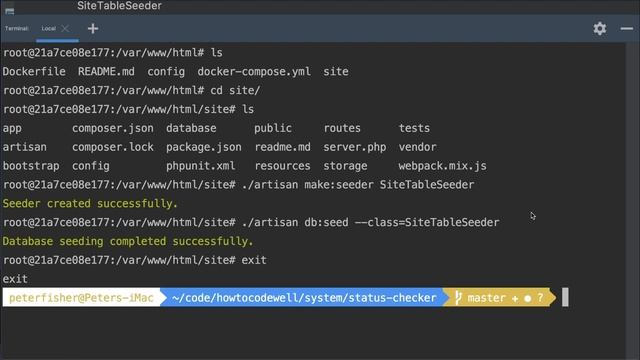 Laravel Tutorial - Database Seeder with Docker смотреть онлайн
