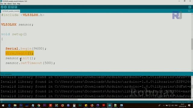 Lesson 77: Using VL53L0X 200cm Laser Distance Sensor | Arduino Step By Step Course смотреть онлайн