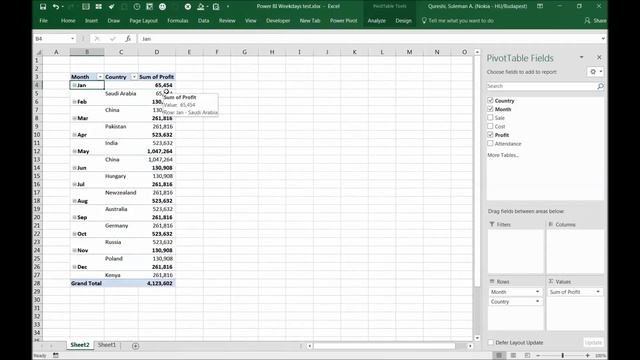 Trick to change field names in pivot tables смотреть онлайн