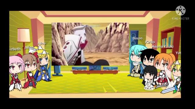 SAO reaccionan a Naruto vs ishiiky смотреть онлайн