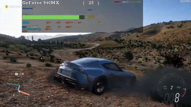 Forza Horizon 5 on LOW-END Laptop GPU ( GeForce 940MX | i7-7820hq ) смотреть онлайн