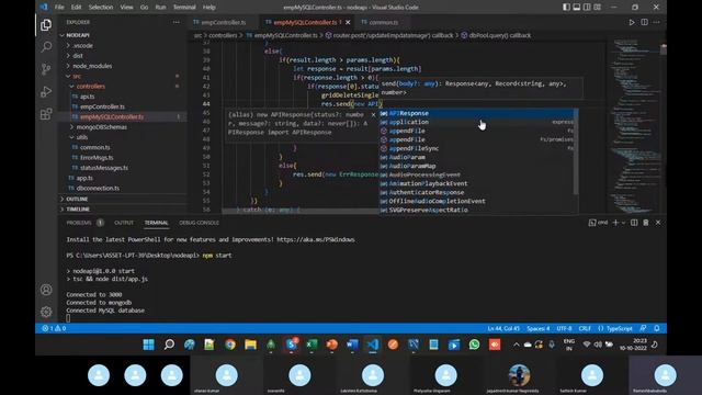 Part 98 Updating employee data in MySQL and image in MongoDB in Node JS смотреть онлайн