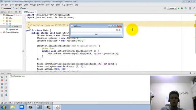 Tutorial JSpinner en Lenguaje Java con IntelliJ IDEA смотреть онлайн